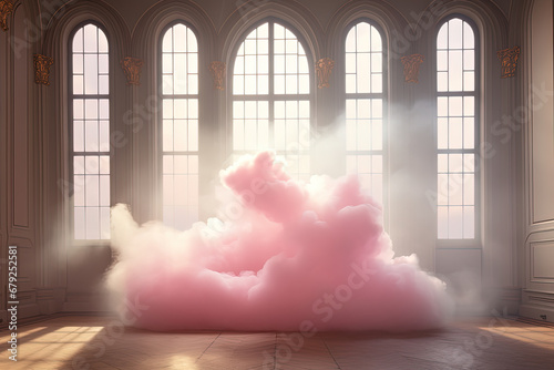 Pink cloud. Magic. Generative AI