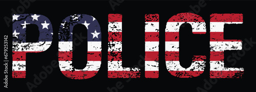 USA Police Logo Design