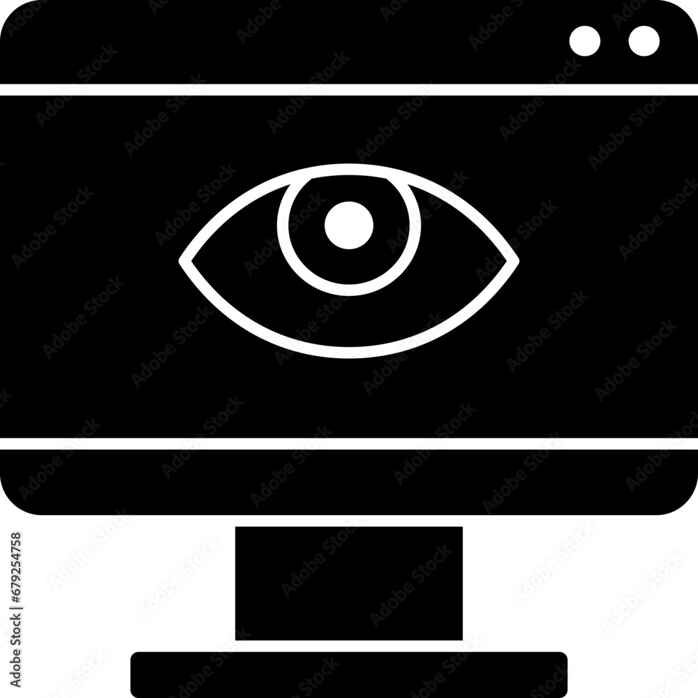 Obraz premium Monitoring icon