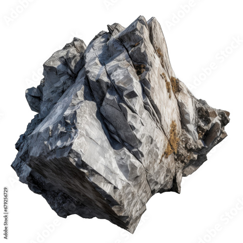 Galena rock isolated on transparent background