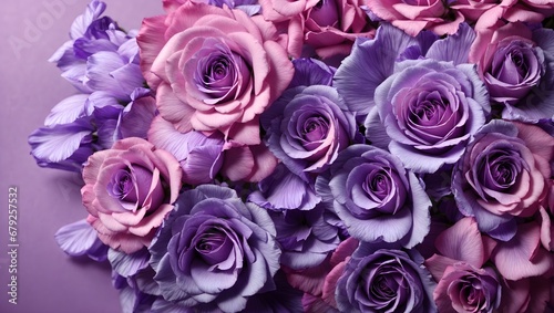  Dusty purple rose blue pink abstract background. Gradient. Generative AI.