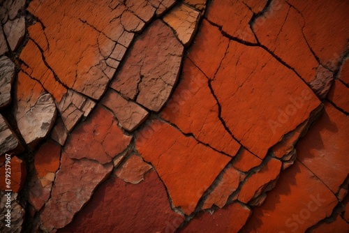 Close-up of dark brown, red rock texture. Stone background for design, flayer, banner, background, texture.