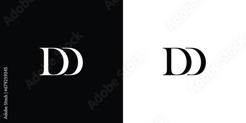 Abstract letter D or DD Letter Monogram Initial Logo Design Template. Suitable for General Fashion Jewelry Realtor Construction Finance Company Business Corporate Shop Apparel in Simple Modern Style.