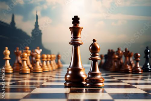 Dynamic Chess Game with Focus on the King