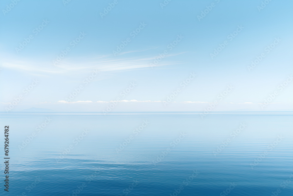 The Calm Sea: A Minimalist Seascape