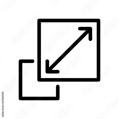 Scalability icon symbol simple design