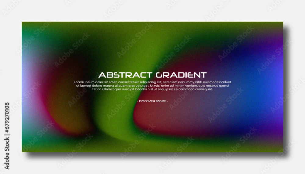 Modern trendy grainy gradient background, colorful abstract gradient.Soft gradient backdrop with place for text. Futuristic design for banner, poster, cover, flyer, presentation, landing page