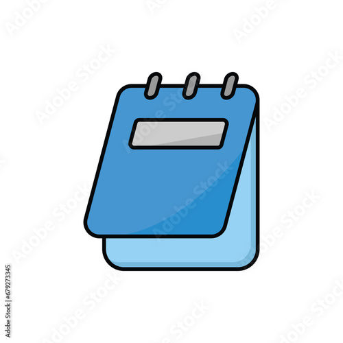 Notepad Icon Vector Design Template