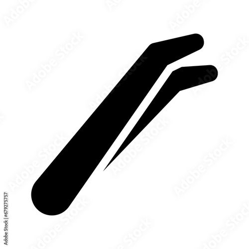 Tweezers Glyph Icon