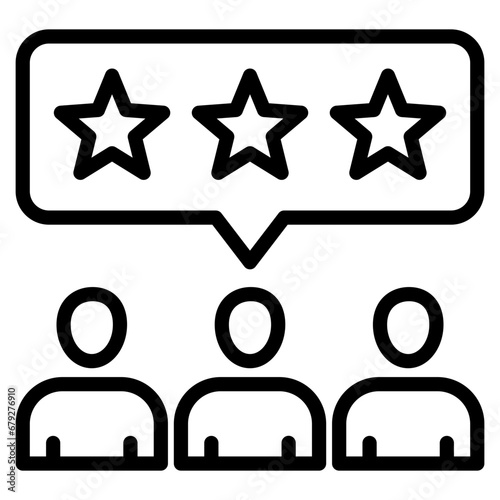 Public Feedback Icon Element For Design