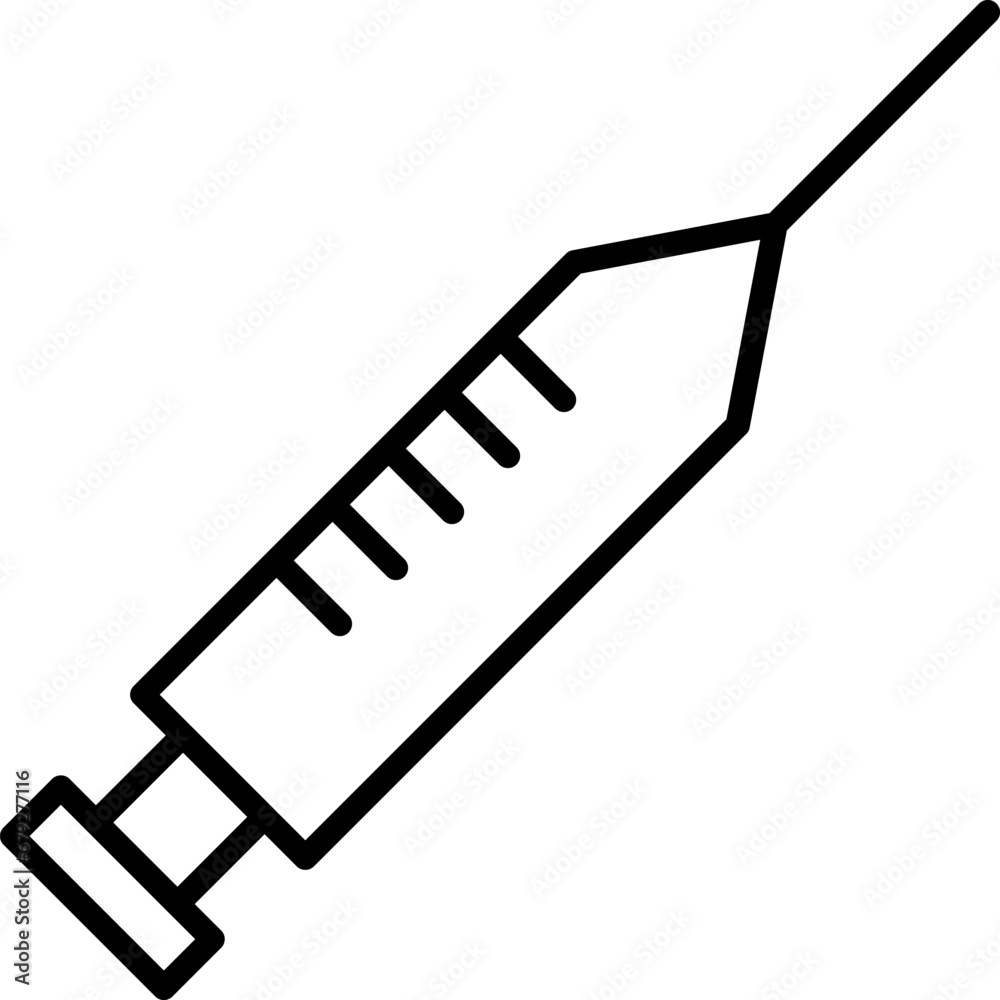 Syringe Vector Line Sign for Advertisement. Suitable for books, stores, shops. Editable stroke in minimalistic outline style. Symbol for design Syringe Vector Line Sign for Advertisement. Suitable for books, stores, shops. Editable stroke in minimalistic outline style. Symbol for design