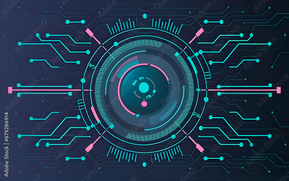 Obraz premium abstract technology background