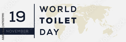World Toilet Day, held on 19 November. photo