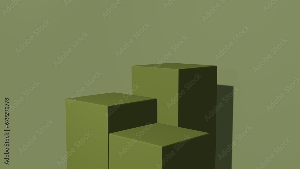 green 3D Rendered Podium Background for Product Showcase green 3D Rendered Podium Background for Product Showcase