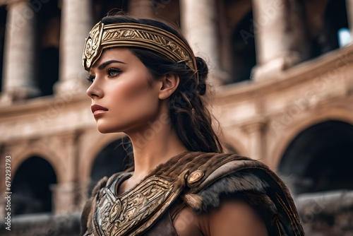 Female warrior in Ancient Rome