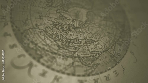 Wallpaper Mural Old Retro 1800s Science Background/ 4k motion graphics of ancient vintage 1800s science on printed retro paper background with grain and grunge noise texture Torontodigital.ca