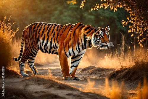 tiger in the jungle