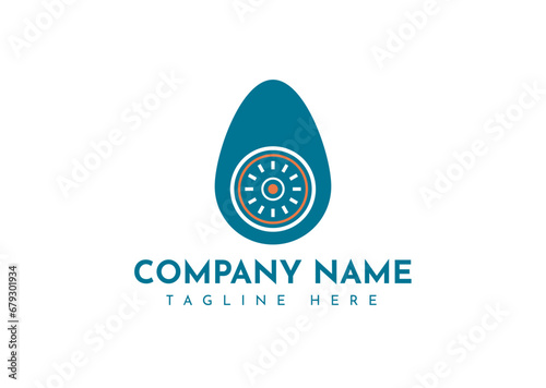 Branding identity business logo design template	