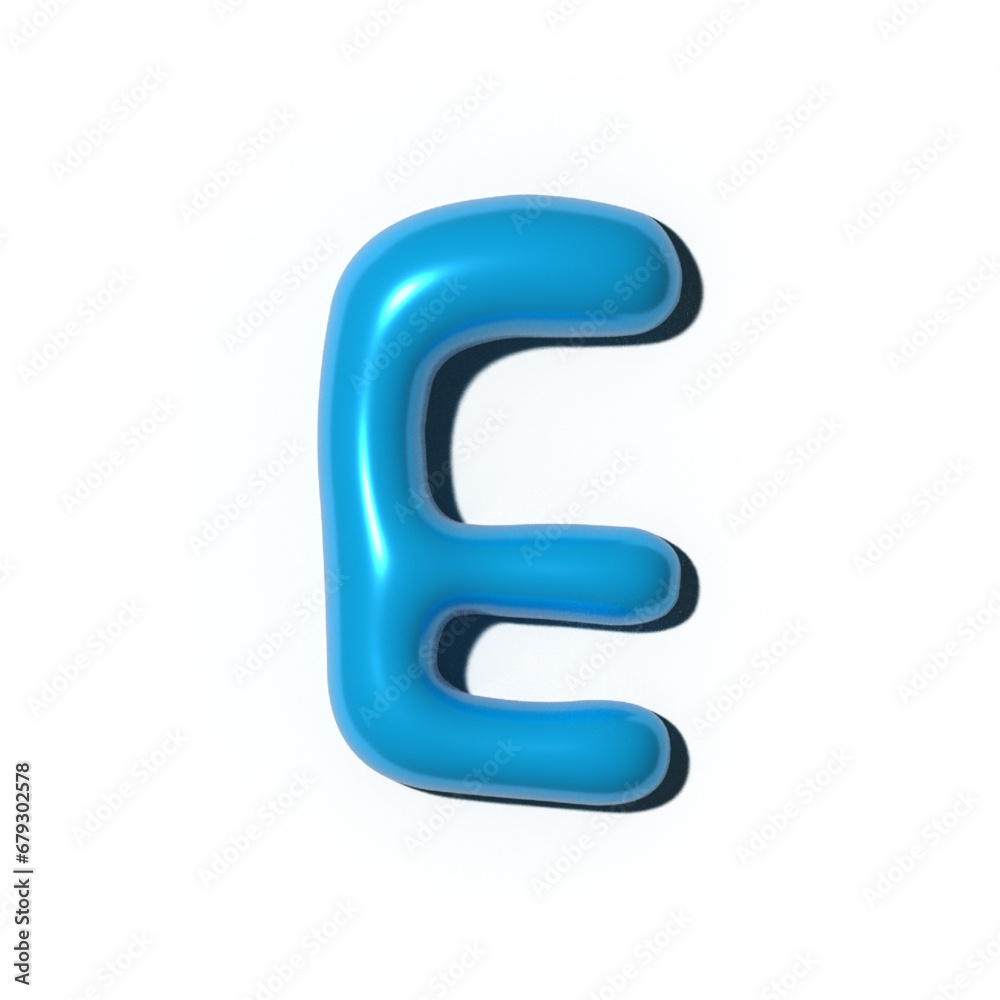 3D alphabet letter resembling a playful balloon. For adding a touch of childlike wonder to school projects, children's books, birthday party invitations, cartoon-themed designs. 3D alphabet letter resembling a playful balloon. For adding a touch of childlike wonder to school projects, children's books, birthday party invitations, cartoon-themed designs.