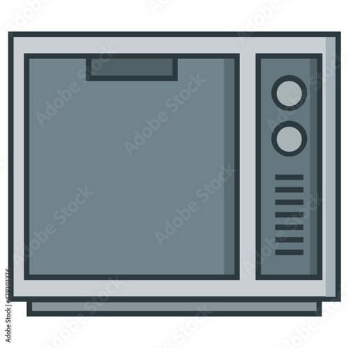 Microwave oven icon