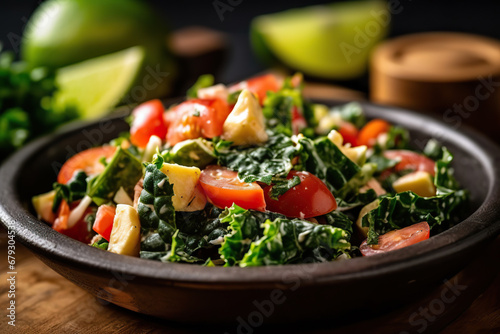 Vibrant Health in a Bowl  Kale and Avocado Salad