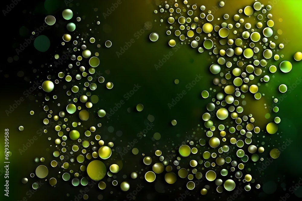 drops of dew on a green background drops of dew on a green background