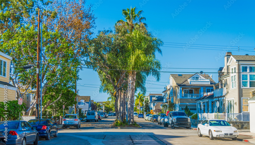 street in Balboa island