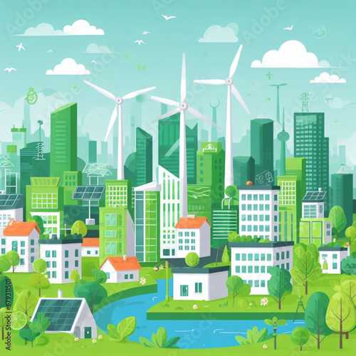 sustainable green city