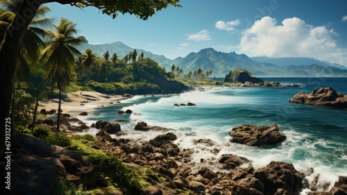 Tropical Paradise. Captivating Views of Exotic Natural Landscapes © Alexander Beker