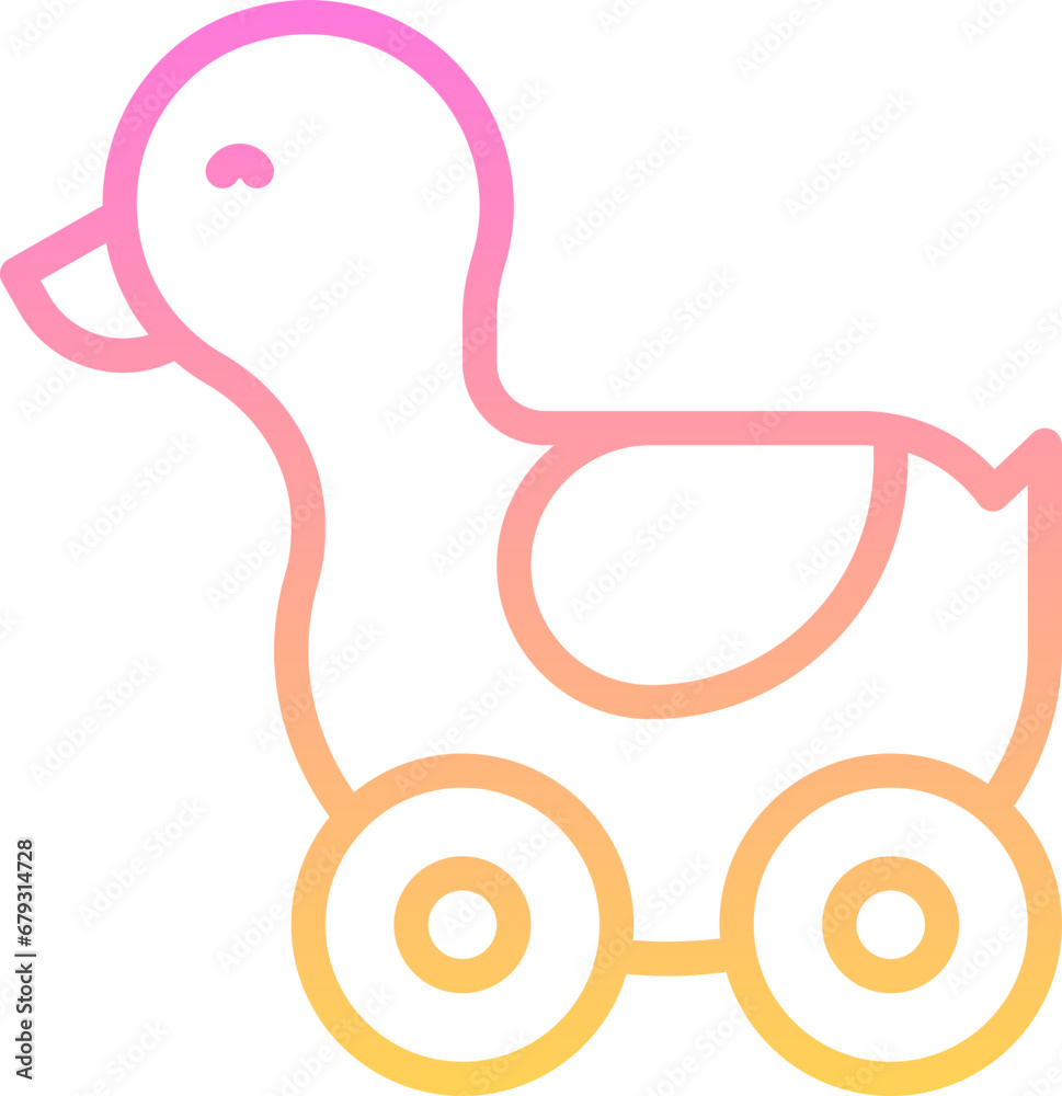 Duck Wheels Icon Duck Wheels Icon