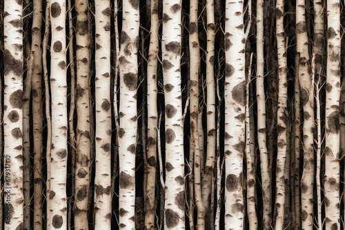 Birch wood texture © SynchR
