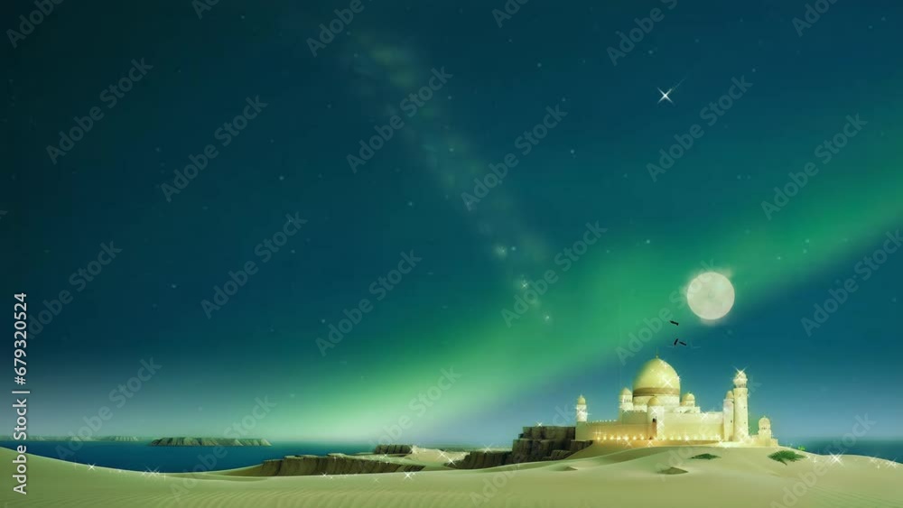 mosque in the night mosque in the night