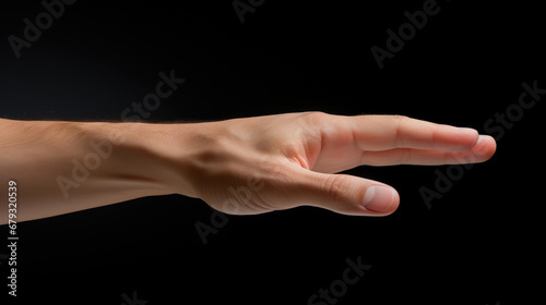 Action Gesture: Hand Reaching for Button Press
