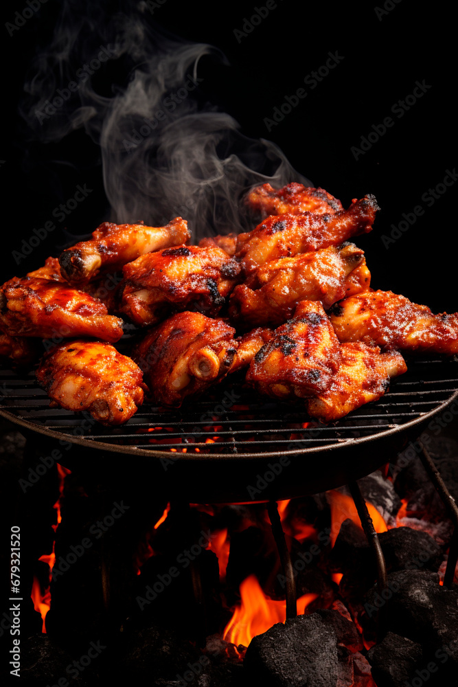 The wings are grilled. Generative AI,