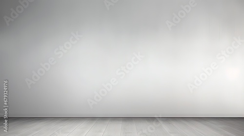Grey and white gradient in studio wall for copyspace background