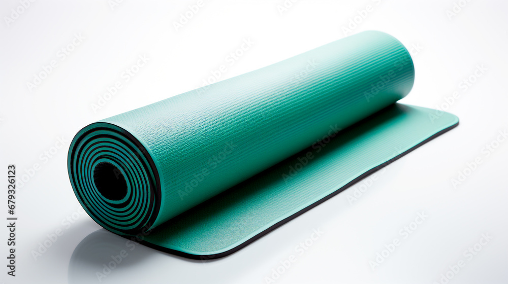 Yoga Mat Isolated on a White Background Yoga Mat Isolated on a White Background