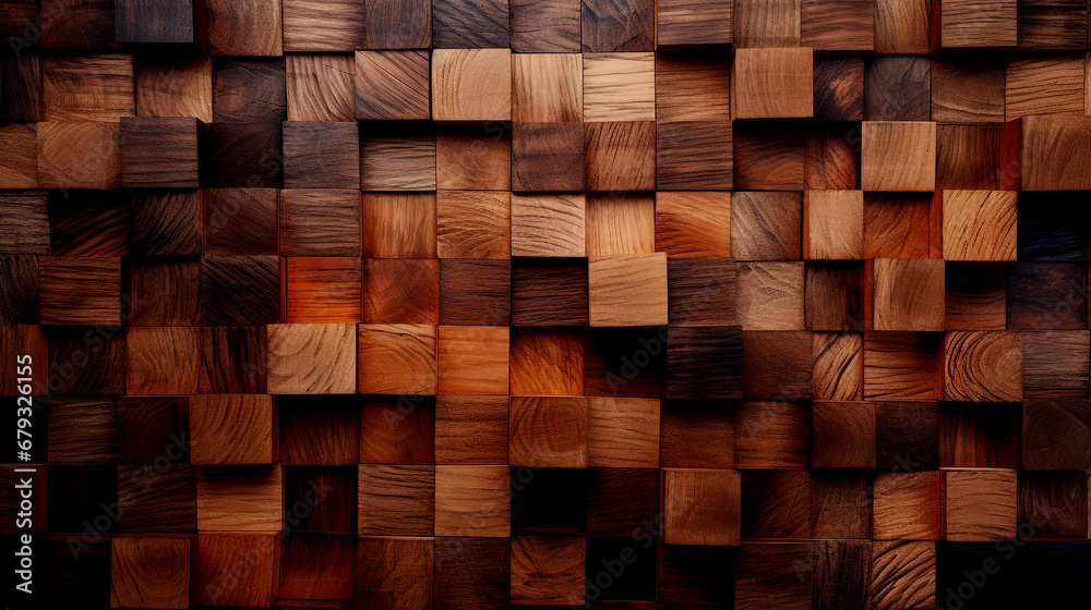 A brown and tan background with a square wooden pattern A brown and tan background with a square wooden pattern