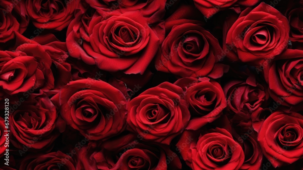 Blooming Elegance: Immerse yourself in the enchanting allure of a natural red roses seamless background. Blooming Elegance: Immerse yourself in the enchanting allure of a natural red roses seamless background.