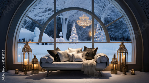 Award-Winning Interior Design: Igloo Window with Snowy