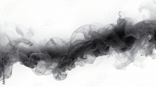 black smoke cloud ink paint 3d rendered abstract art background wallpaper illustration