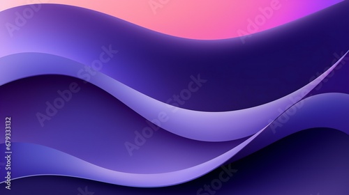 Abstract Twilight Waves: A Serene Interplay of Pink and Purple Hues in Fluid Motion