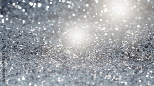 Silver glitter seamless background