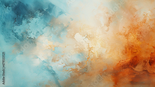 Soft blue yellow abstract background