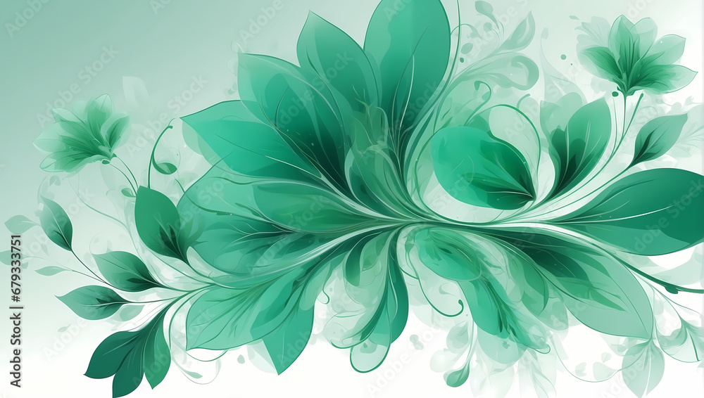 Ethereal Verdure: An Abstract Symphony in Green Ethereal Verdure: An Abstract Symphony in Green