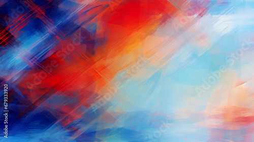 Bluerred Abstract blue orange Background