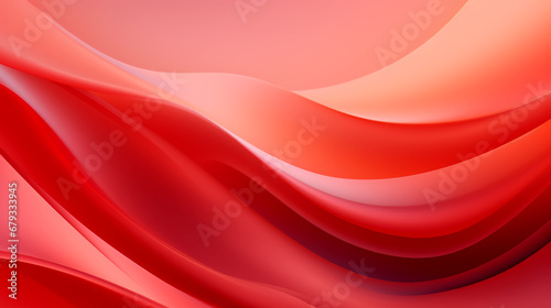 Abstract Wave Red background
