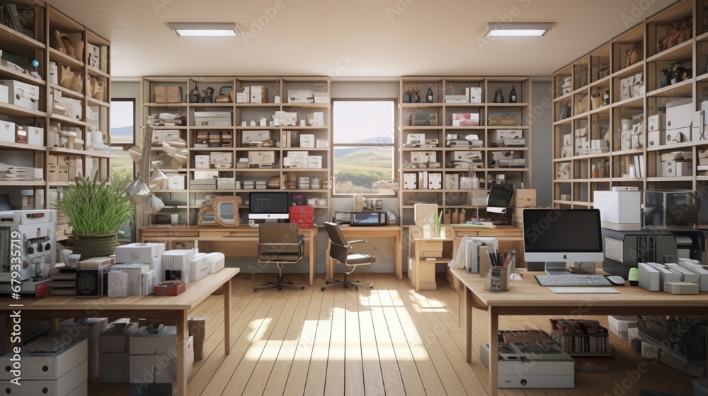 a lifelike virtual home office supply store with a range of office essentials a lifelike virtual home office supply store with a range of office essentials