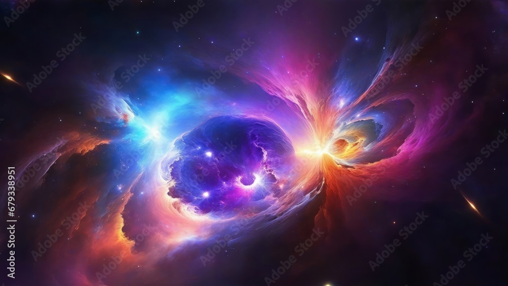 Big Bang. Gas cloud nebula. Concept art. Cosmic art. Galactic art. 4K - 8K - 12K TV. Generative AI. Big Bang. Gas cloud nebula. Concept art. Cosmic art. Galactic art. 4K - 8K - 12K TV. Generative AI.
