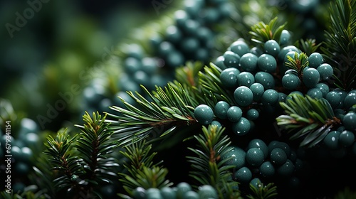 Christmas tree background photography realistic AI generated illustration