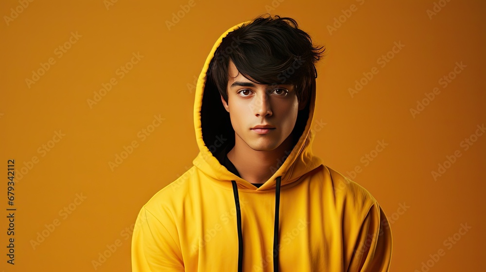 Captivating Portrait of a Handsome Young Man with Black Hair - A Stunning Display of Masculine Beauty Captivating Portrait of a Handsome Young Man with Black Hair - A Stunning Display of Masculine Beauty